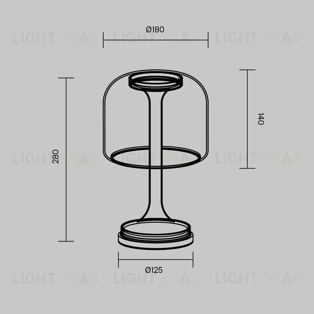 Настольная лампа Maytoni Spirito MOD286TL-L8G3K MOD286TL-L8G3K