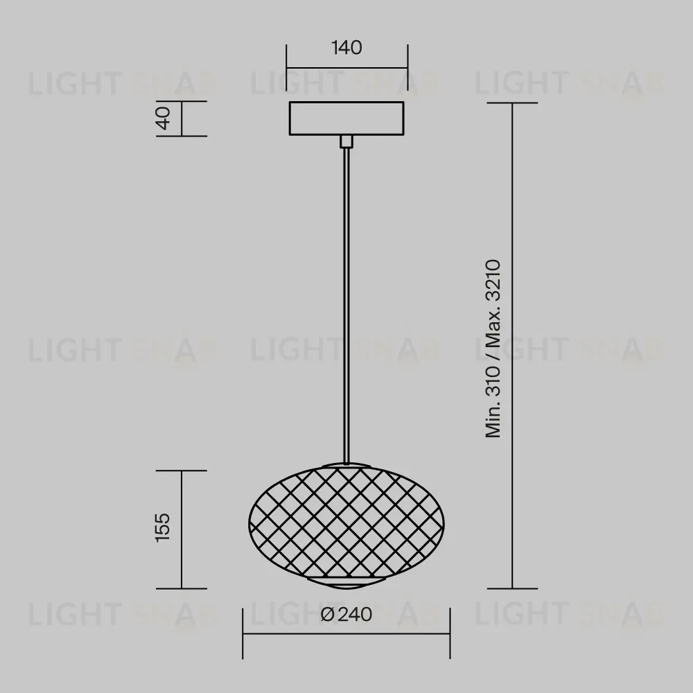 Подвесной светильник Maytoni Bruma MOD397PL-L10B3K MOD397PL-L10B3K