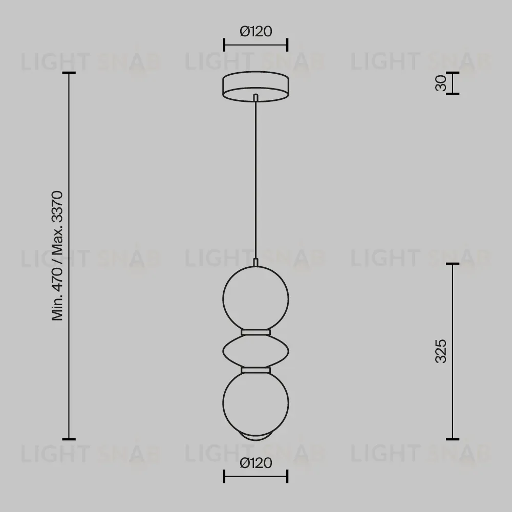 Подвесной светильник Maytoni Brosche MOD362PL-L10GR3K MOD362PL-L10GR3K
