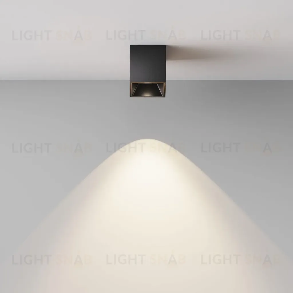 Накладной светильник Maytoni Alfa LED C064CL-5W4K-SQ-B C064CL-5W4K-SQ-B