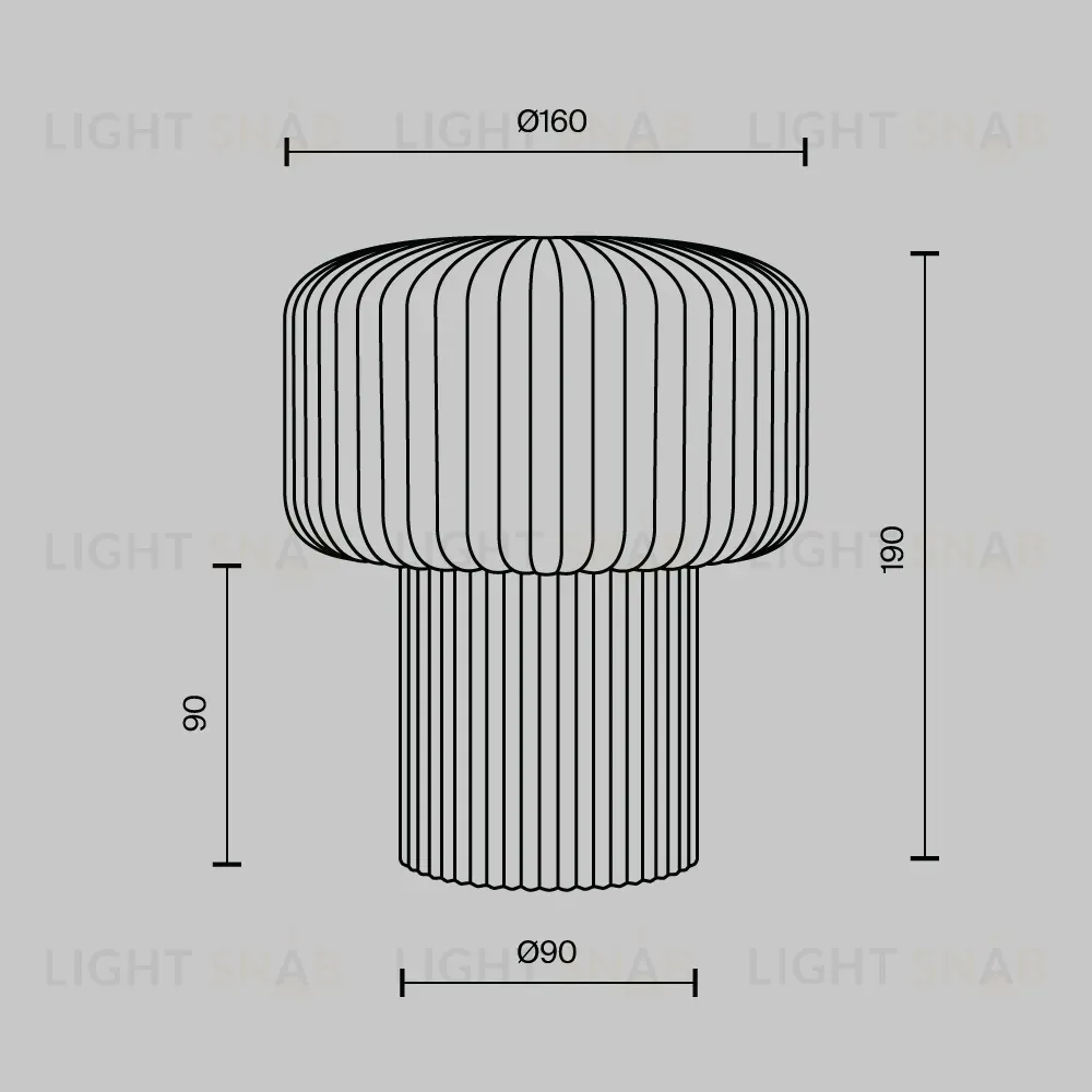 Настольная лампа Maytoni Omaggio MOD404TL-01GR MOD404TL-01GR