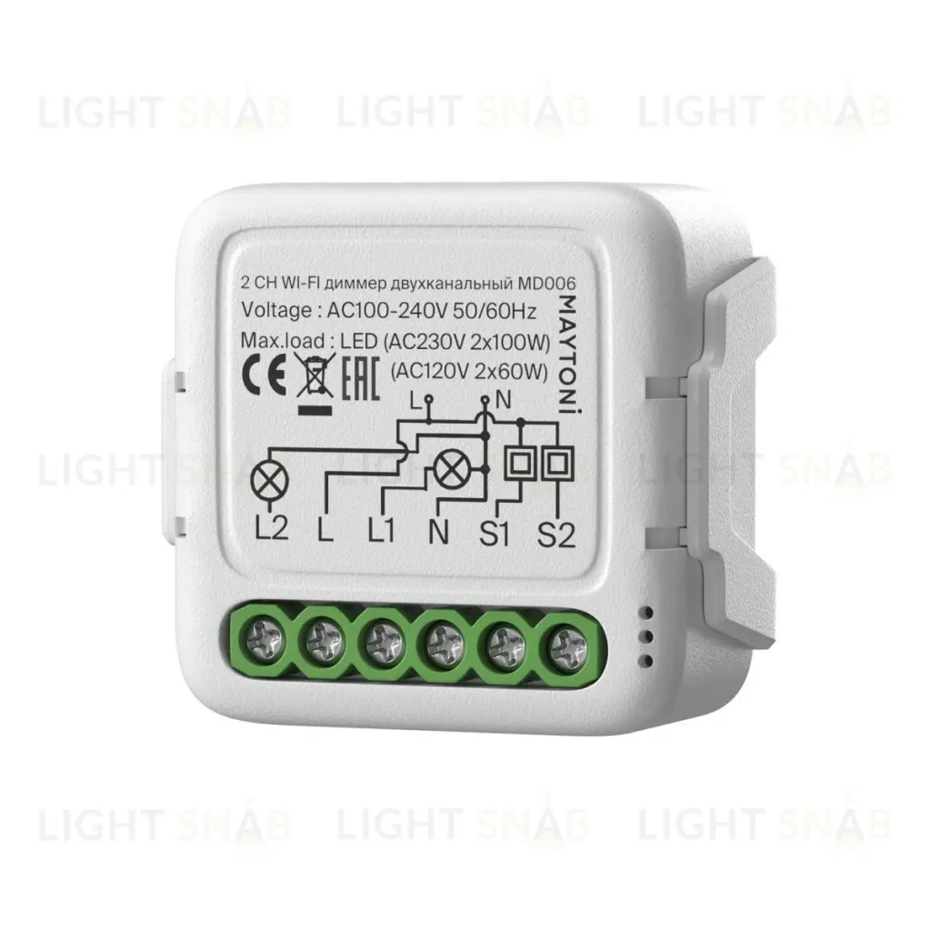 Wi-Fi диммер двухканальный Maytoni MD006 MD006
