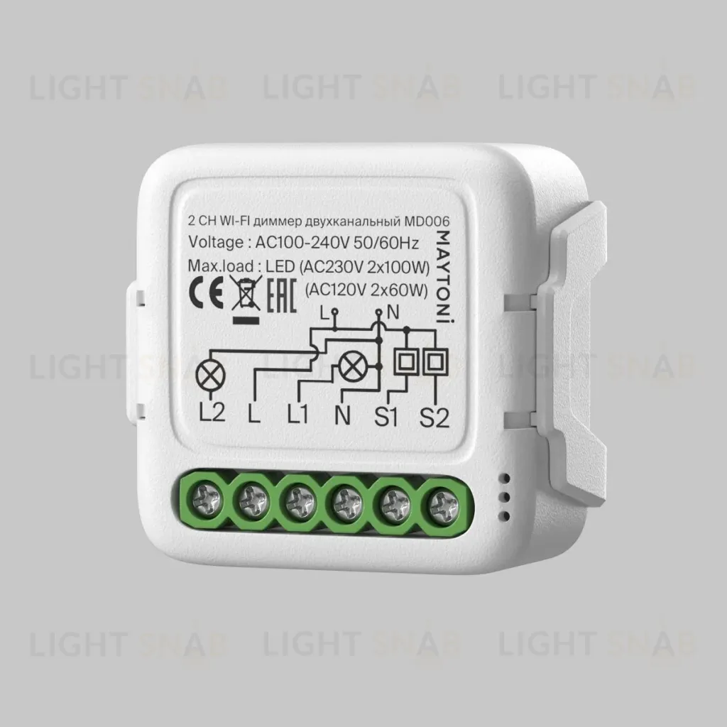 Wi-Fi диммер двухканальный Maytoni MD006 MD006