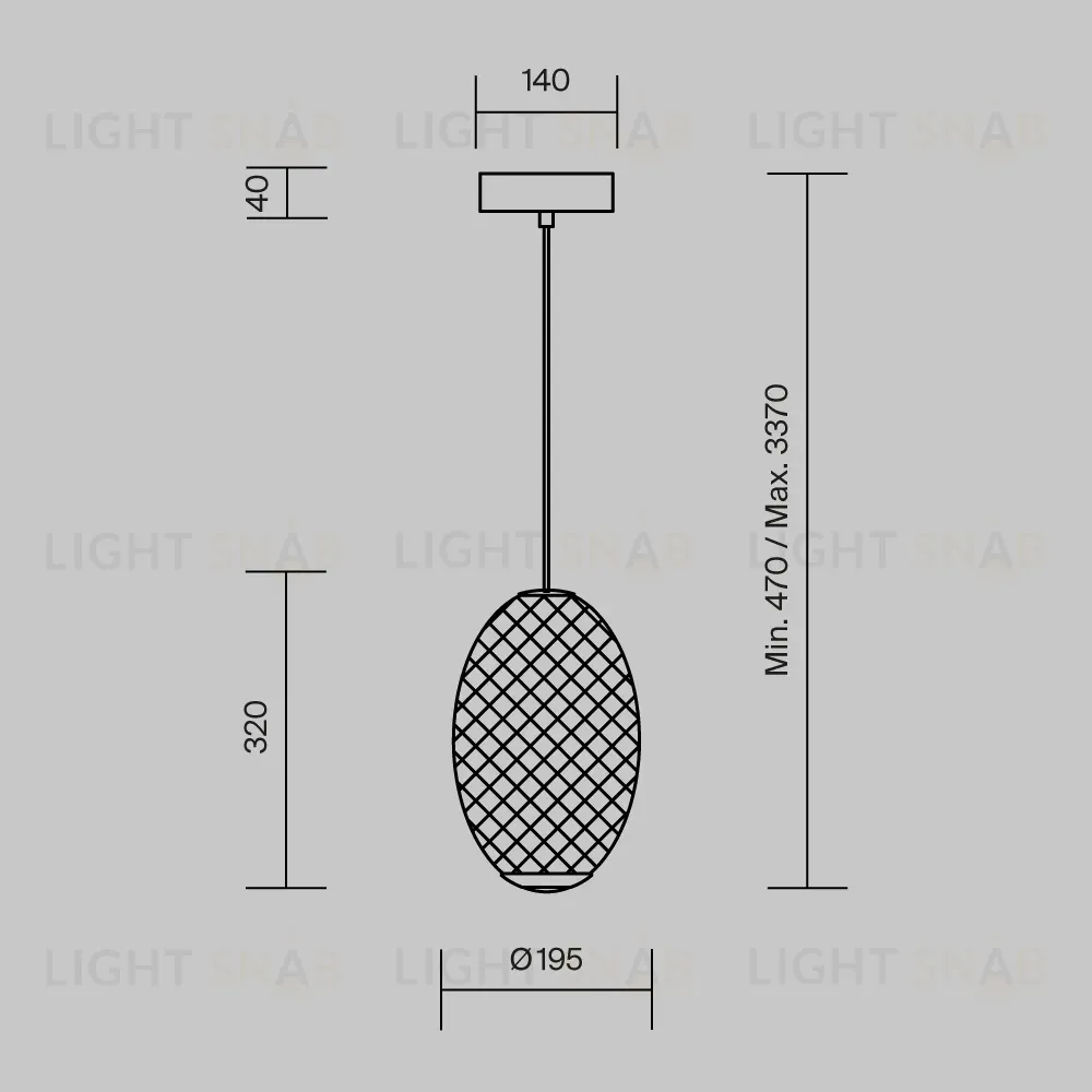 Подвесной светильник Maytoni Bruma MOD397PL-L14B3K MOD397PL-L14B3K
