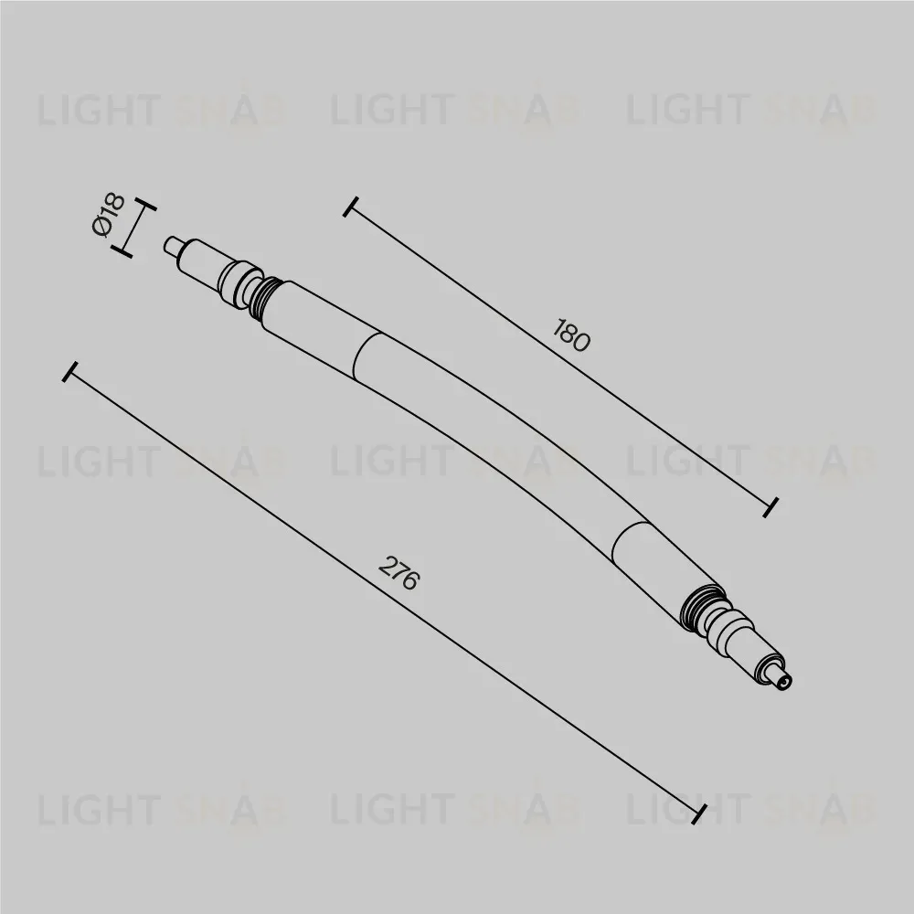 Гибкий коннектор для штанговой системы Maytoni Axity CA005FC-B CA005FC-B