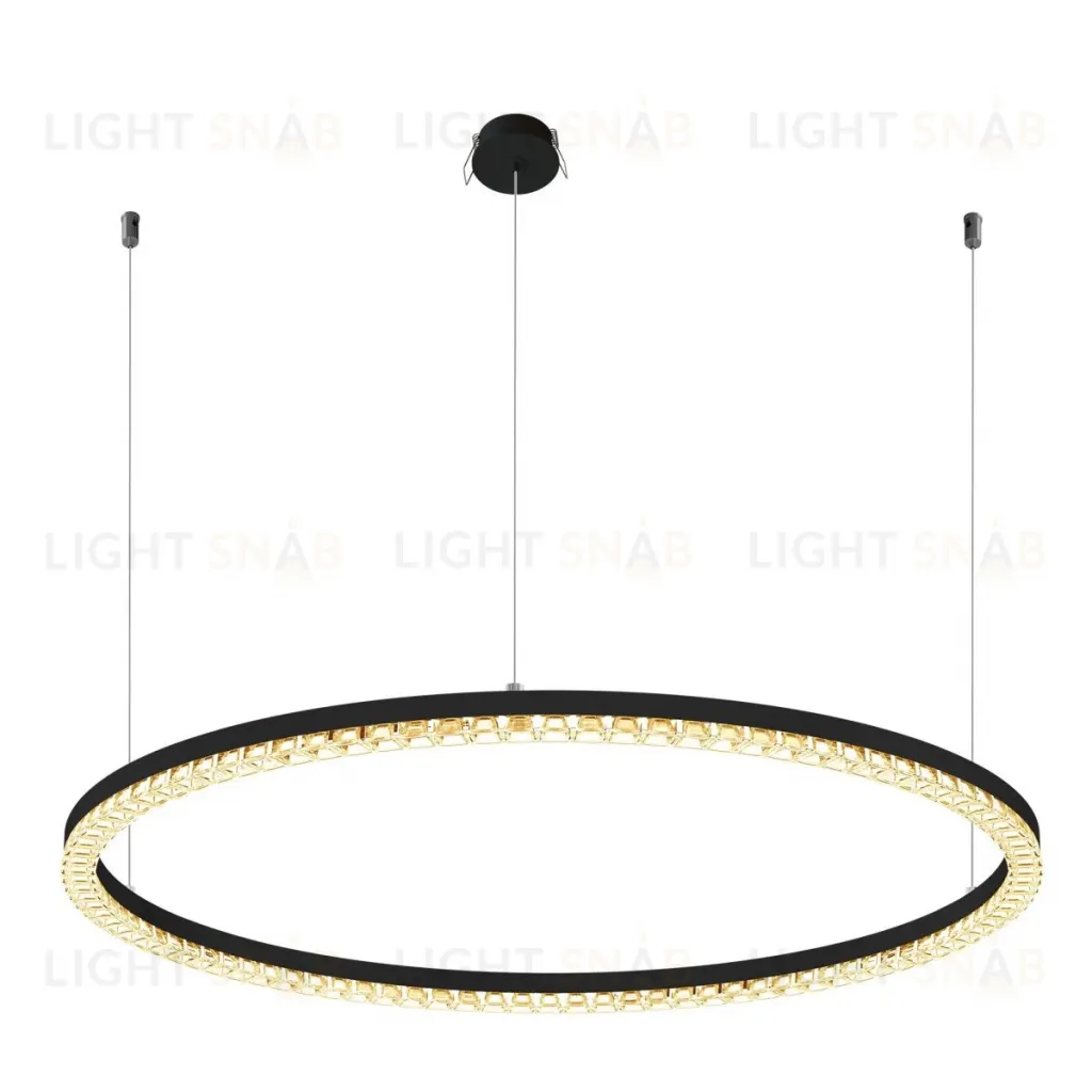 Подвесная люстра Arlight SP-DIAMOND-R650-36W Warm3000 (BK, 45 deg, 230V, TRIAC) 054473 054473