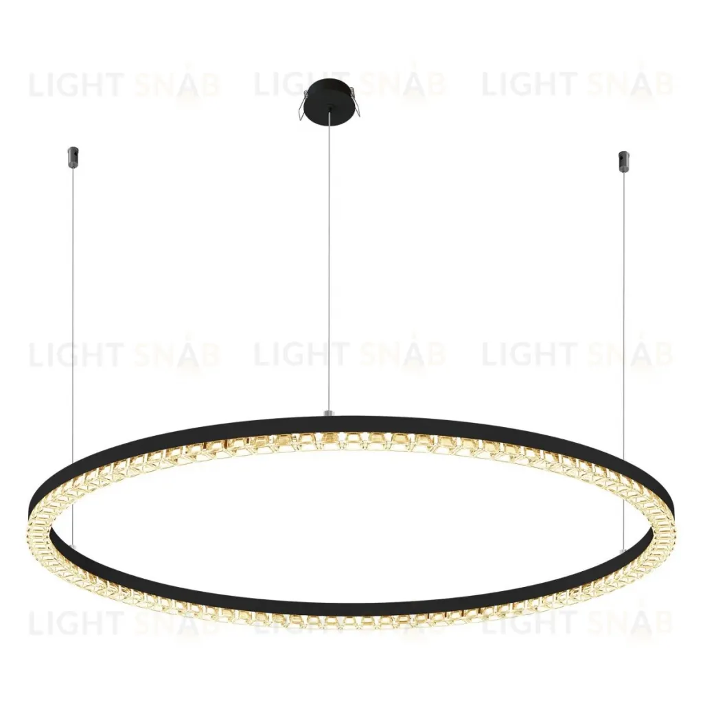 Подвесная люстра Arlight SP-DIAMOND-R850-40W Warm3000 (BK, 45 deg, 230V, TRIAC) 054483 054483