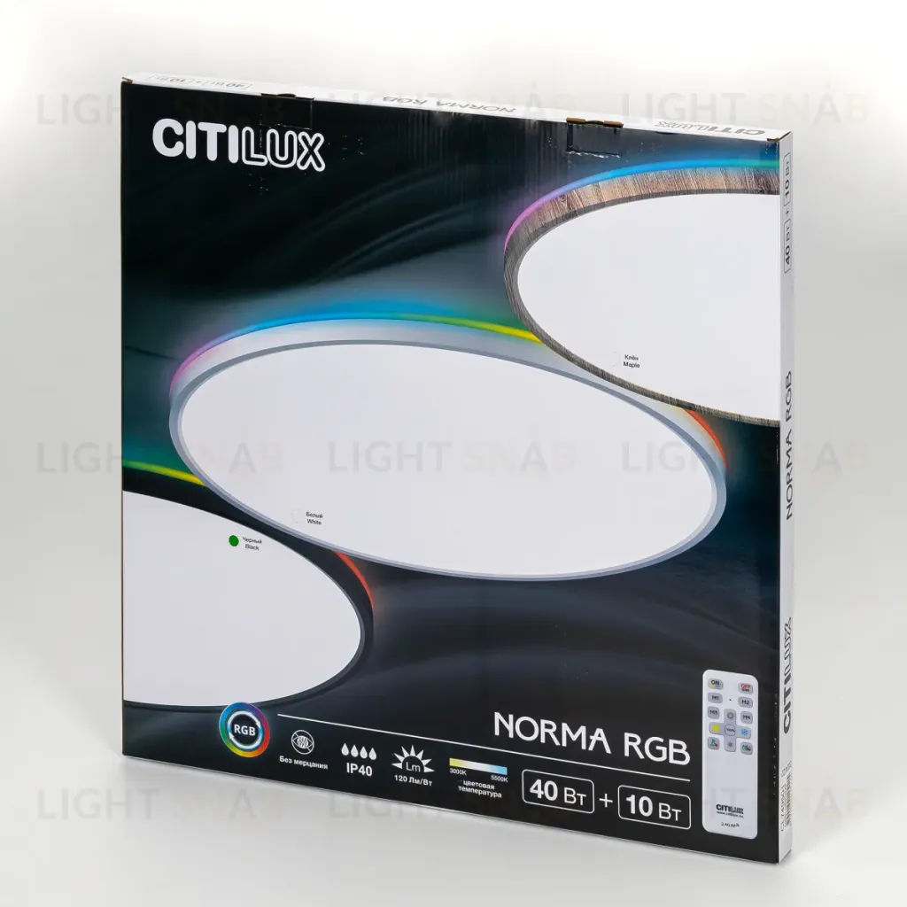 Потолочный светильник Citilux Norma LED RGB CL749501 CL749501