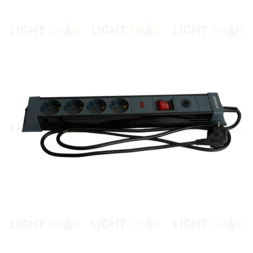 Сетевой фильтр 4-местный с/з Stekker Techno HM22-41-05 50158 50158