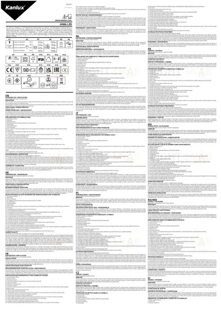 Встраиваемый светильник Kanlux Hima 22842 22842