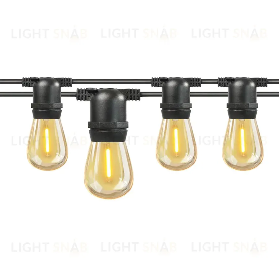 Гирлянда Белт Лайт General Gen-Beltlight-20M-50E27-IP65 Black 663007 663007