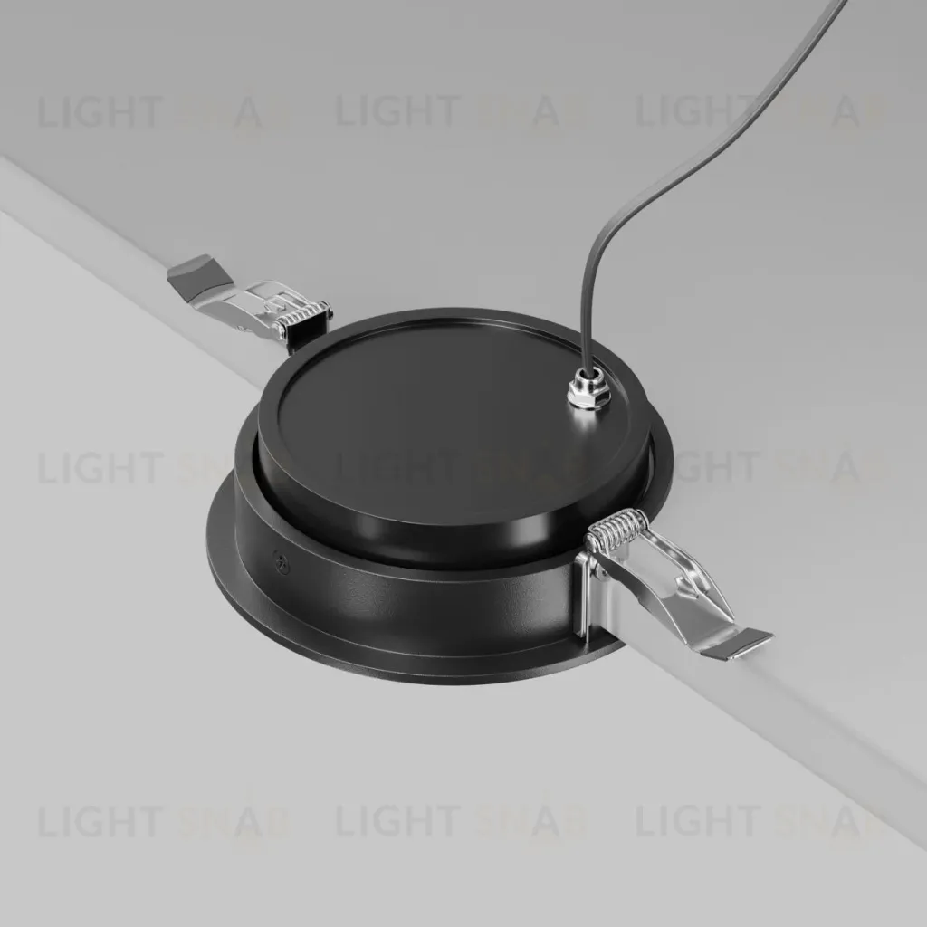 Встраиваемый светильник Maytoni Lens DL105-12W4K-B DL105-12W4K-B
