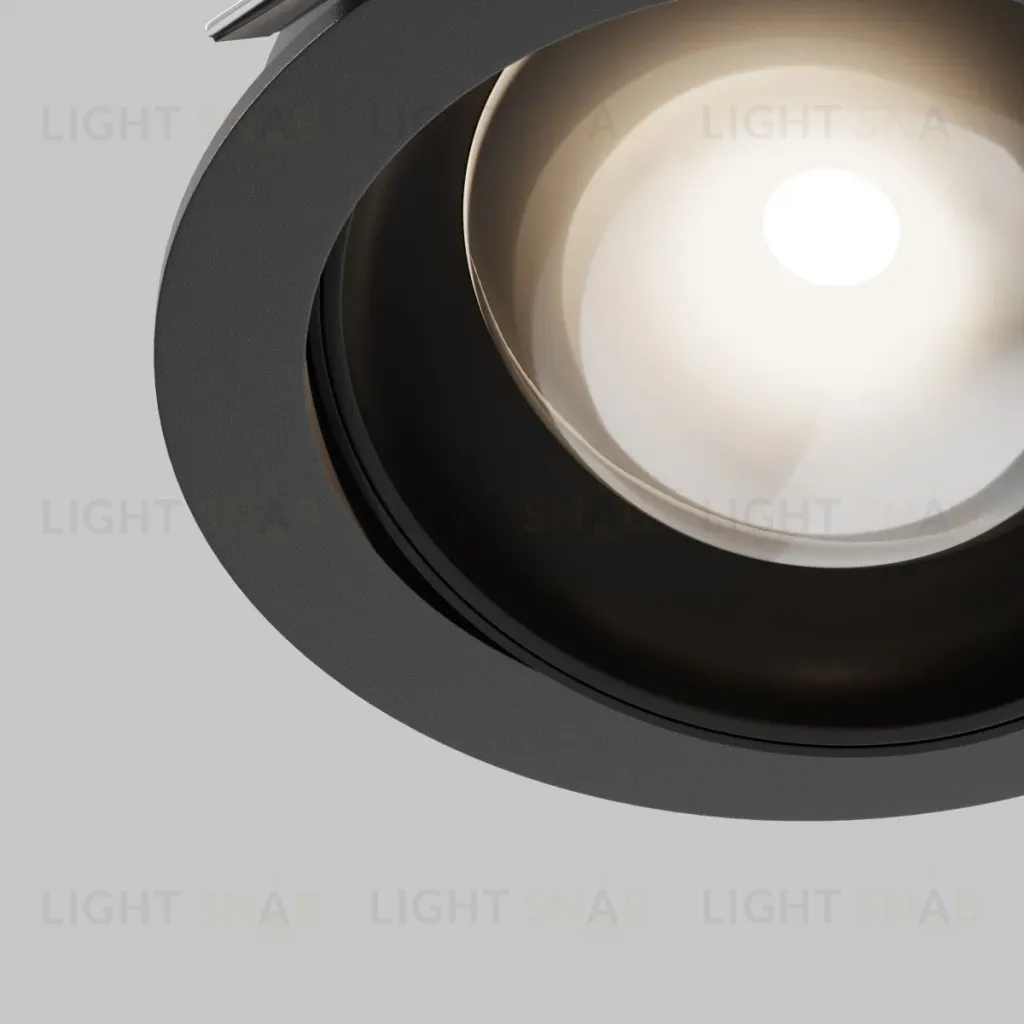 Встраиваемый светильник Maytoni Lens DL105-12W4K-B DL105-12W4K-B