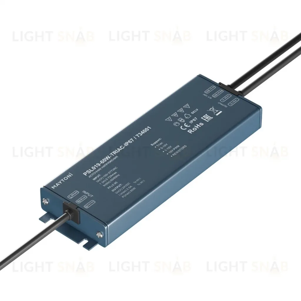 Источник напряжения Maytoni Triac 60Вт DC24В IP67 734001 734001