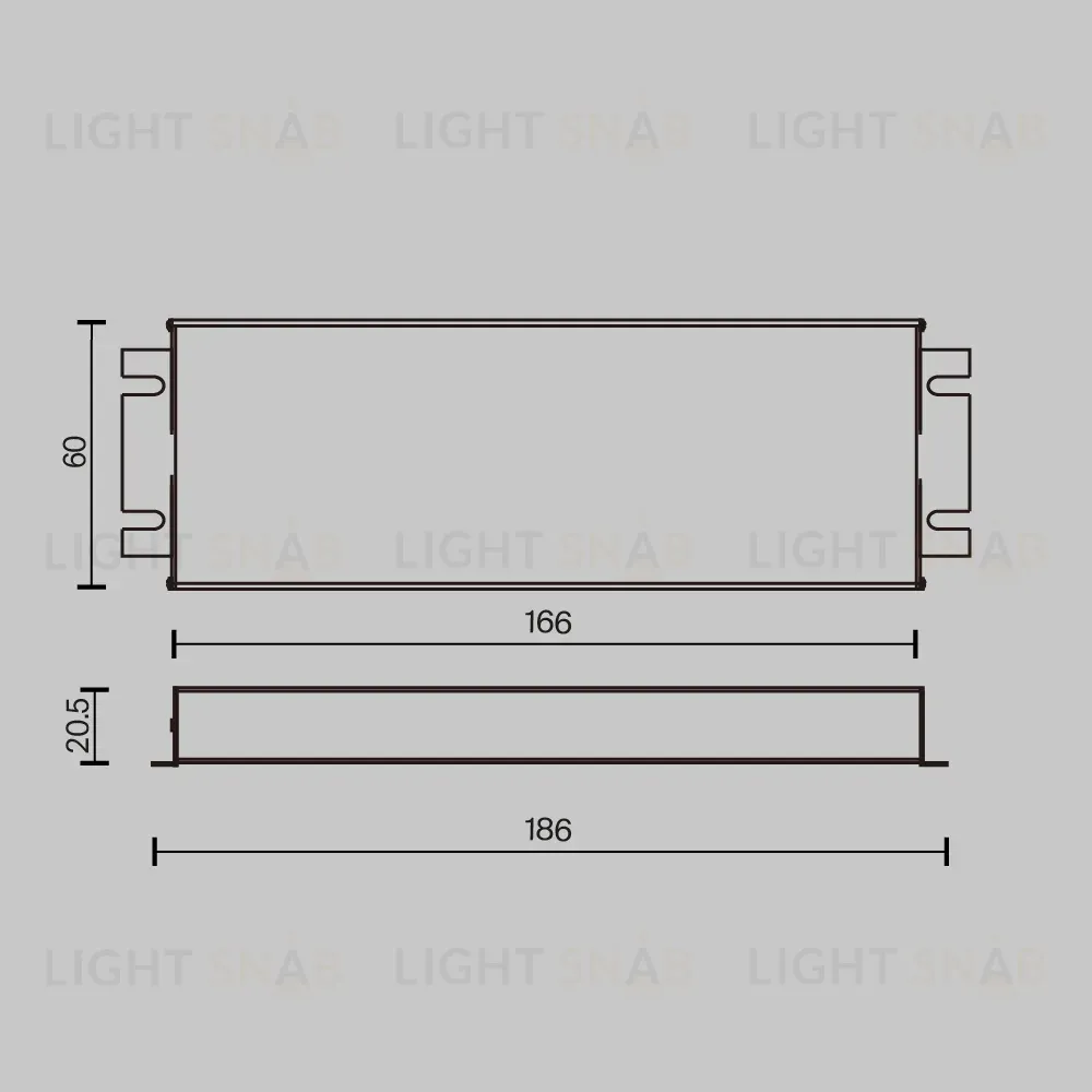 Источник напряжения Maytoni Triac 60Вт DC24В IP67 734001 734001