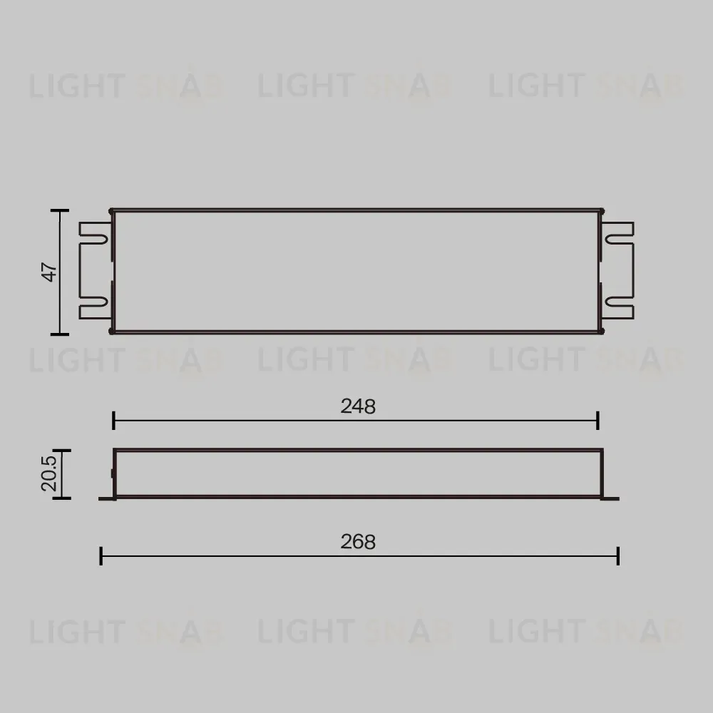 Источник напряжения Maytoni Triac 100Вт DC24В IP67 734002 734002