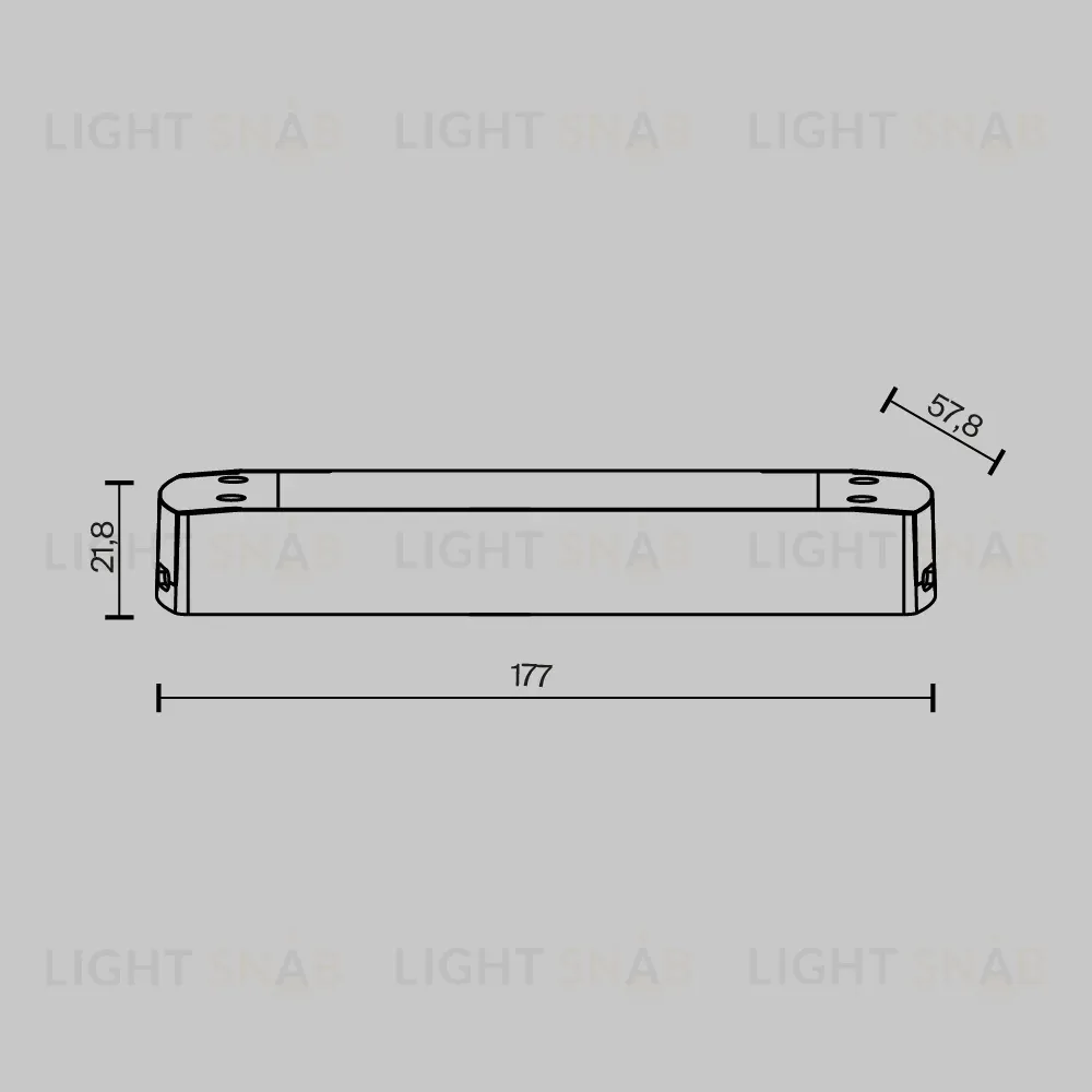 Источник напряжения Maytoni Triac 50Вт DC24В IP20 734006 734006