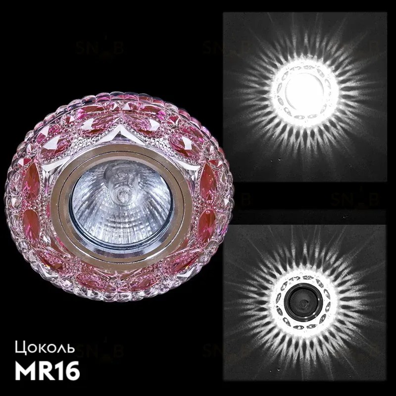 Встраиваемый светильник Reluce 00757-9.0-001CN MR16+LED3W CL+PK 00757-9.0-001CN MR16+LED3W CL+PK