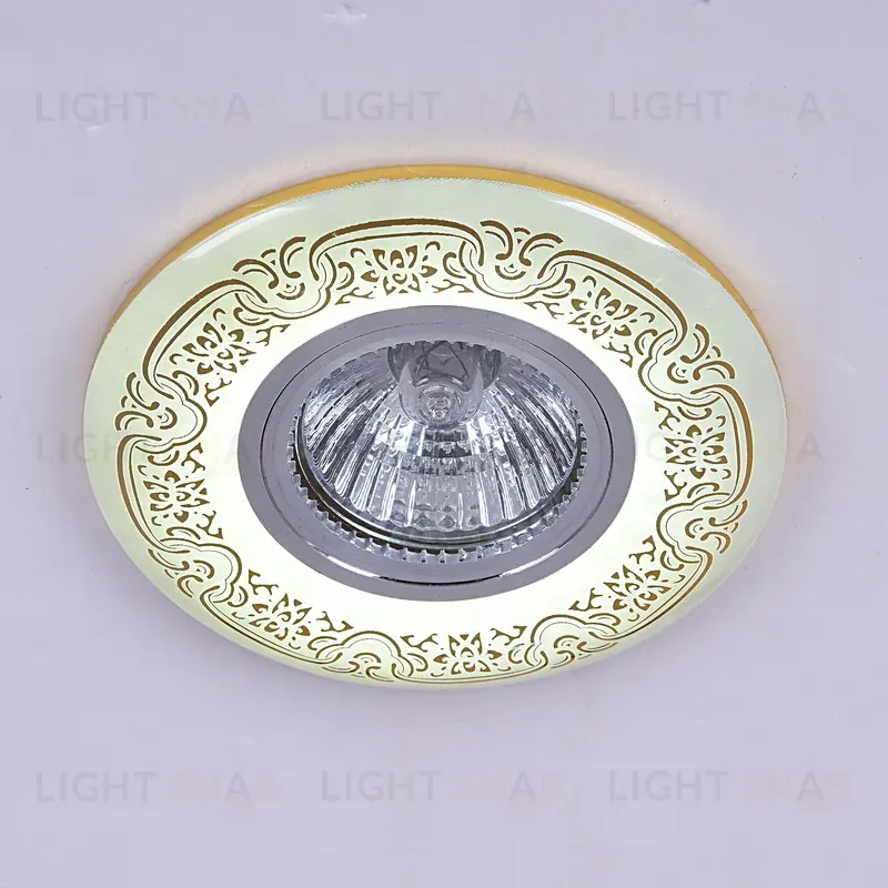Встраиваемый светильник Reluce 09502-9.0-001MN MR16+LED3W WH/GD 09502-9.0-001MN MR16+LED3W WH/GD
