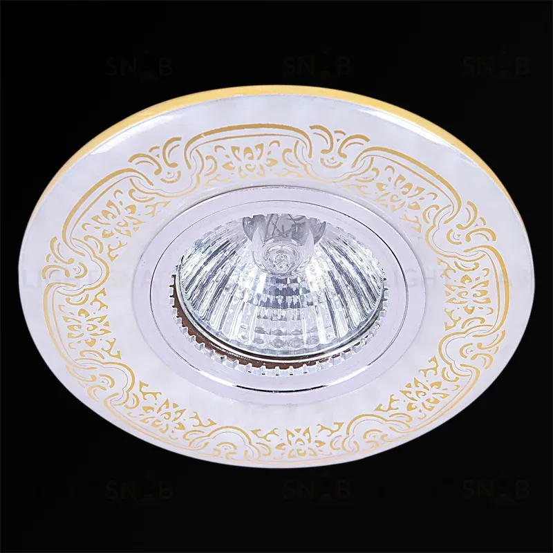 Встраиваемый светильник Reluce 09502-9.0-001MN MR16+LED3W WH/GD 09502-9.0-001MN MR16+LED3W WH/GD