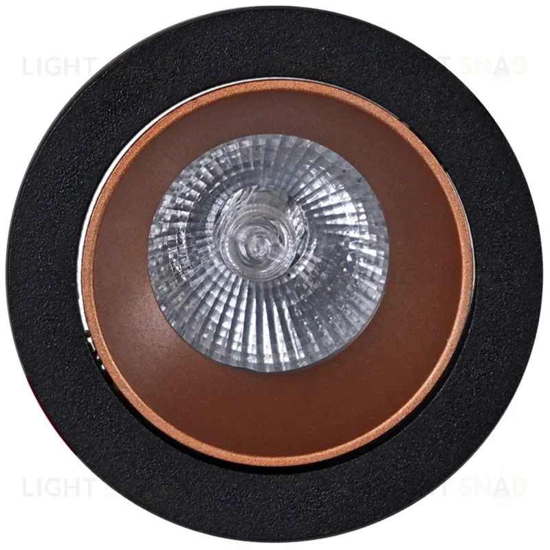 Встраиваемый светильник Reluce 16085-9.0-001PT MR16 BK+ROSE GD 16085-9.0-001PT MR16 BK+ROSE GD