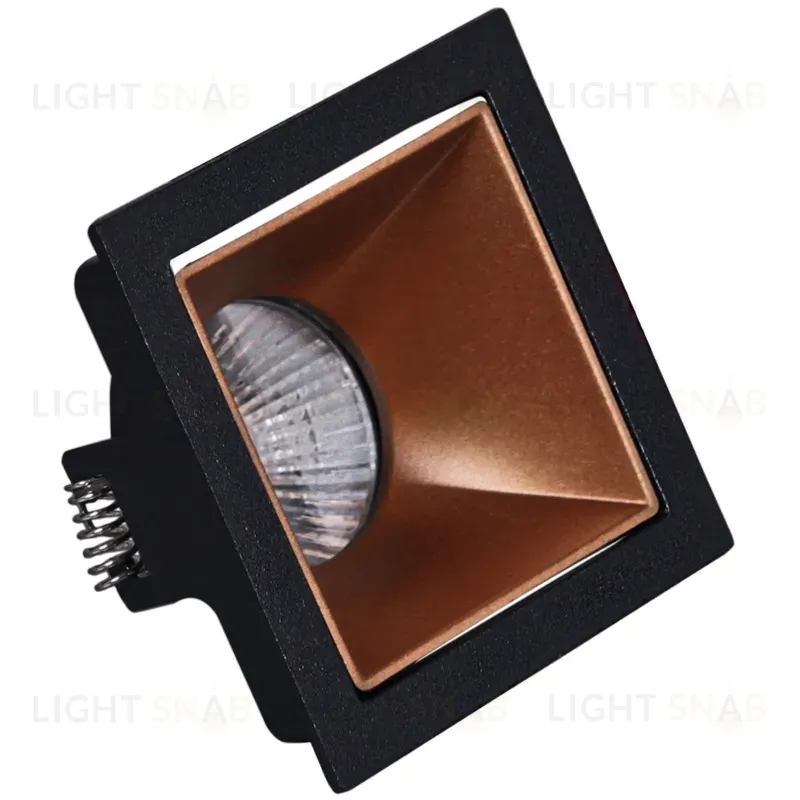 Встраиваемый светильник Reluce 16086-9.0-001PT MR16 BK+ROSE GD 16086-9.0-001PT MR16 BK+ROSE GD