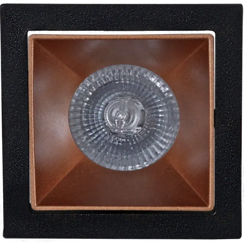 Встраиваемый светильник Reluce 16086-9.0-001PT MR16 BK+ROSE GD 16086-9.0-001PT MR16 BK+ROSE GD