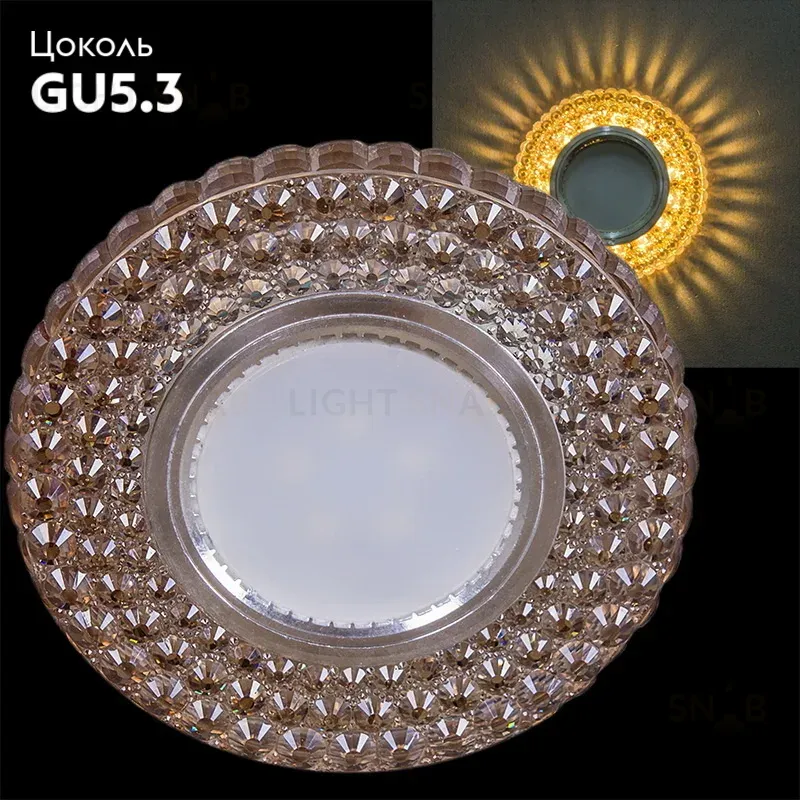 Встраиваемый светильник Reluce 16602-9.0-001CN MR16+LED3W (2 16602-9.0-001CN MR16+LED3W (2