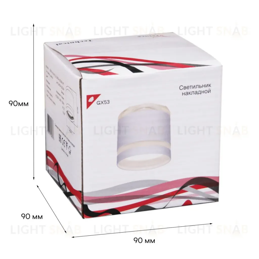 Накладной светильник Reluce 53001-9.5-001LD GX53+LED3W WT 53001-9.5-001LD GX53+LED3W WT