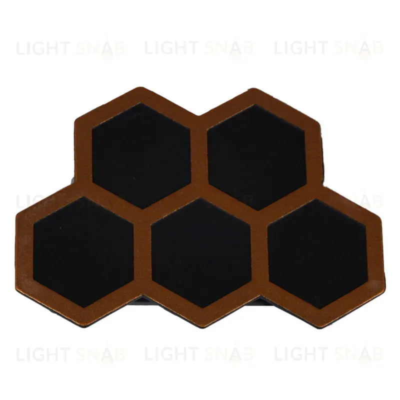 Архитектурный светильник Reluce 86222-9.2-005U LED5*1W BK+GD 86222-9.2-005U LED5*1W BK+GD