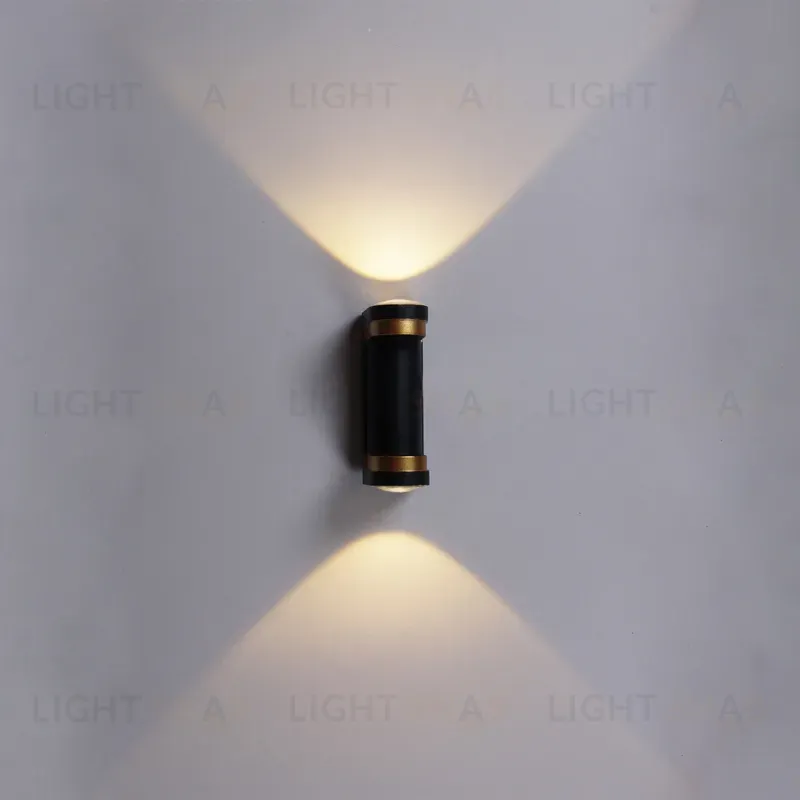 Архитектурный светильник Reluce 86814-9.2-002TL COB2*3W BK+GD 86814-9.2-002TL COB2*3W  BK+GD