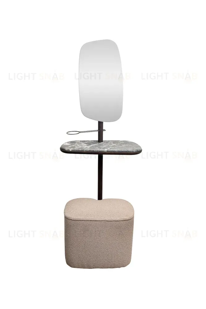 Зеркало с полкой и пуфом Garda Decor 58DB-23177 58DB-23177