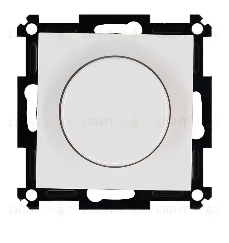 Универсальный диммер 3-500 Вт Led 3-250Вт HV - 500Вт с накладкой белый Jasmart G4012W-500RV G4012W-500RV