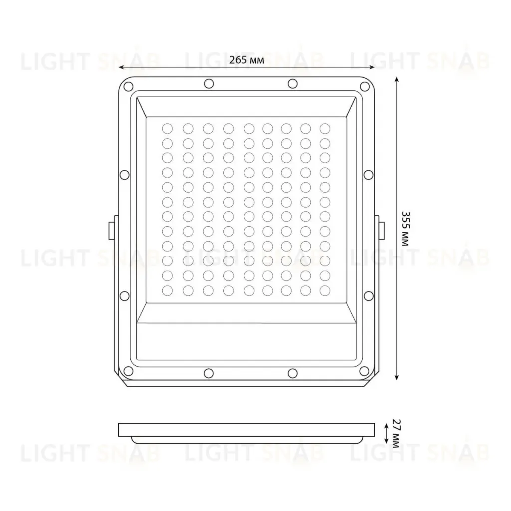 Прожектор Uniel ULF-F51D-150W/6500K IP65 200-240V GREY UL-00012760 ULF-F51D-150W/6500K IP65 200-240V GREY
