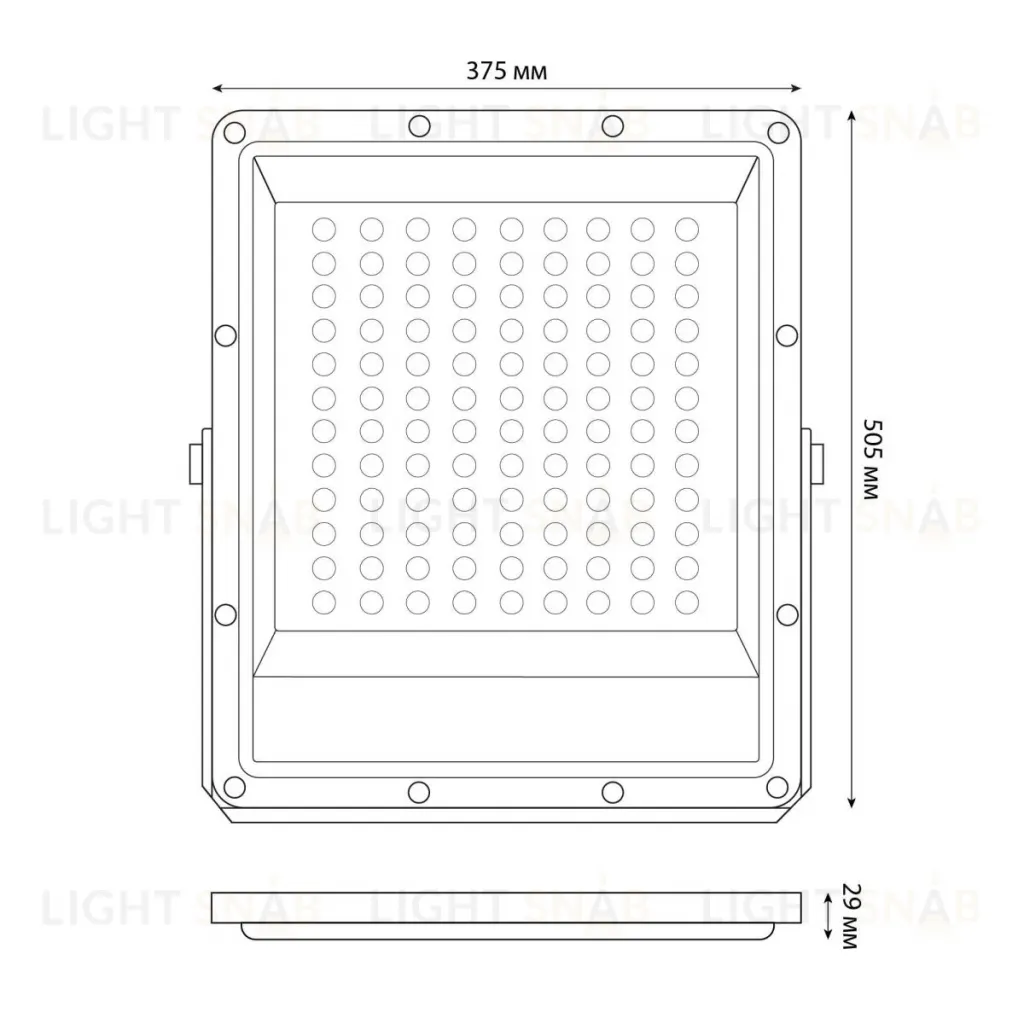 Прожектор Uniel ULF-F51D-300W/6500K IP65 200-240V GREY UL-00012762 ULF-F51D-300W/6500K IP65 200-240V GREY
