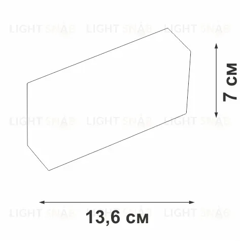 Накладной светильник Vitaluce VT0200060-01 VT0200060-01