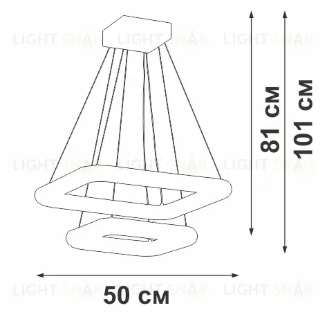 Подвесная люстра Vitaluce V2544DT-0/2S V2544DT-0/2S