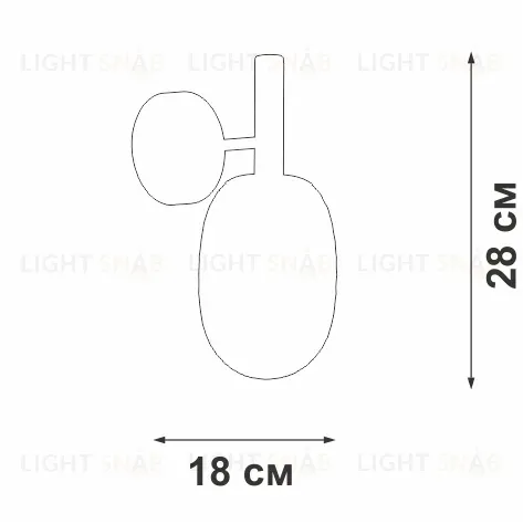 Бра Vitaluce V2554-1/1A V2554-1/1A