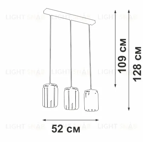 Подвесной светильник Vitaluce V5361-1/3S V5361-1/3S