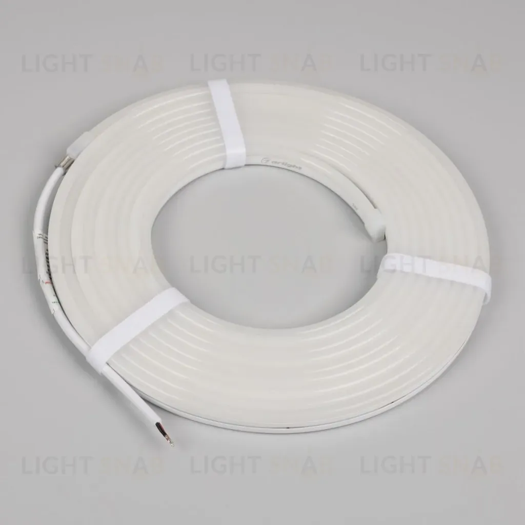 Светодиодная герметичная лента Arlight HALO-SIDE-A160-06x13mm 24V Day4000 (10 W/m, IP67, 5m, wire x1) 053367 053367
