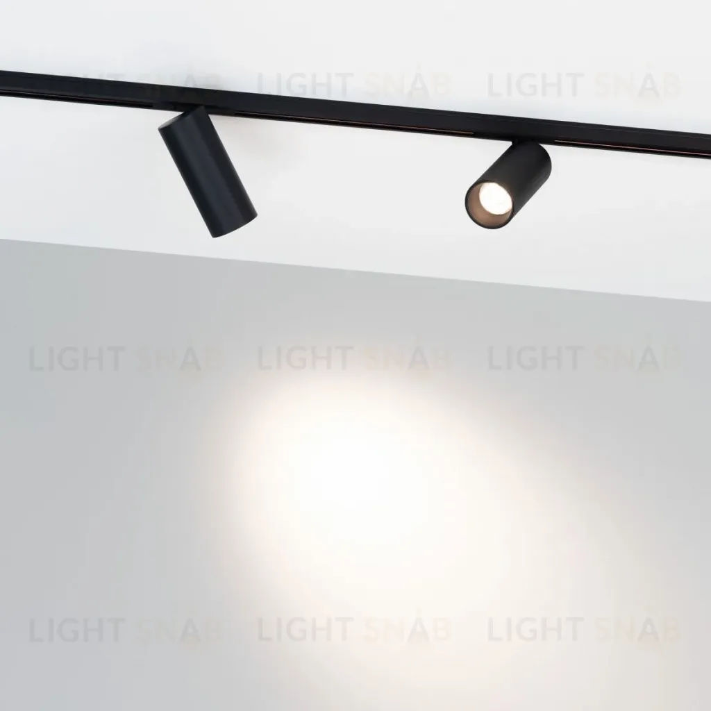 Трековый магнитный светильник Arlight MAG-MICROCOSM-SPOT-R35-5W Warm2700 (BK, 36 deg, 24V) 055468 055468