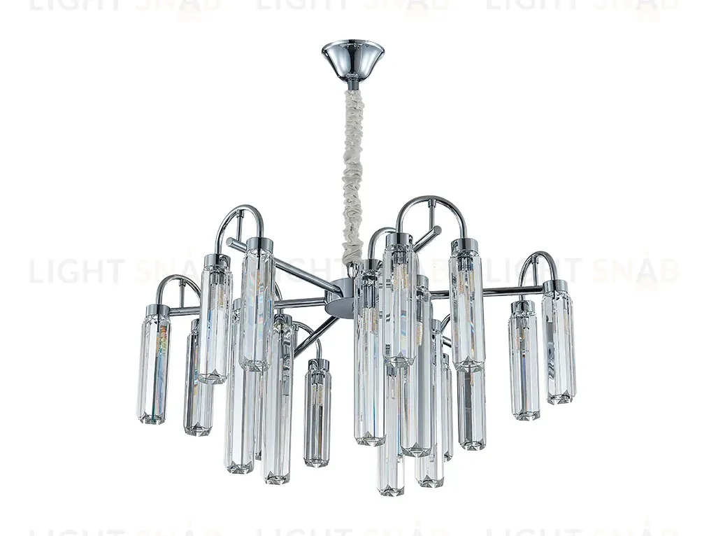 Подвесная люстра Newport Diva 4526+3/C chrome new М0070423 4526+3/C chrome new