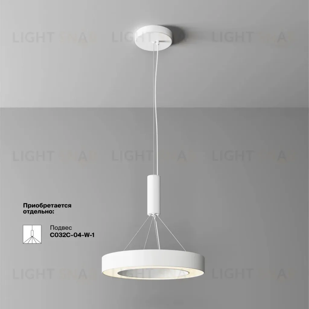 Потолочный светильник Maytoni Lua C093CL-36W3K-W C093CL-36W3K-W