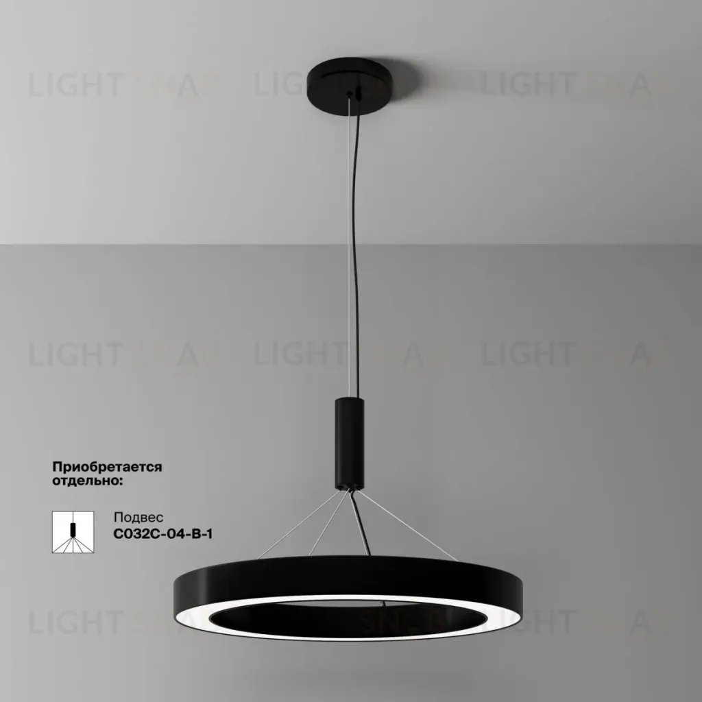 Потолочный светильник Maytoni Lua C093CL-45W4K-B C093CL-45W4K-B