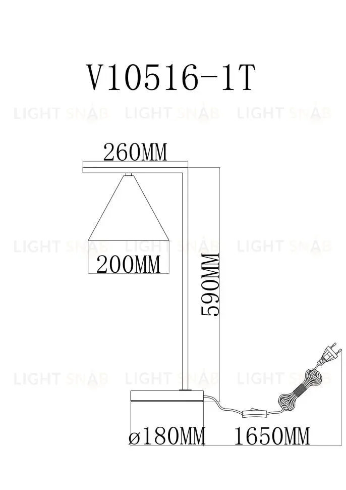 Настольная лампа Moderli Omaha V11594-1T V11594-1T