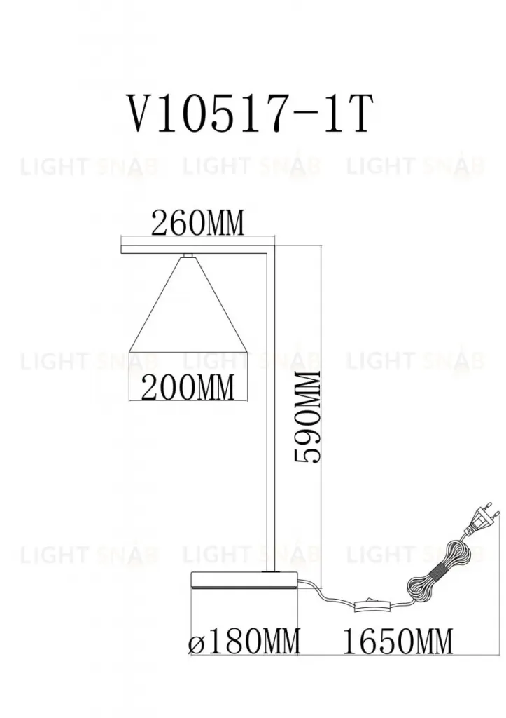Настольная лампа Moderli Omaha V11595-1T V11595-1T