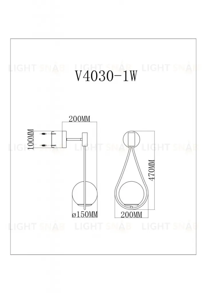 Бра Moderli Barocco V11573-1W V11573-1W