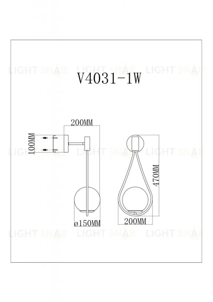 Бра Moderli Barocco V11574-1W V11574-1W