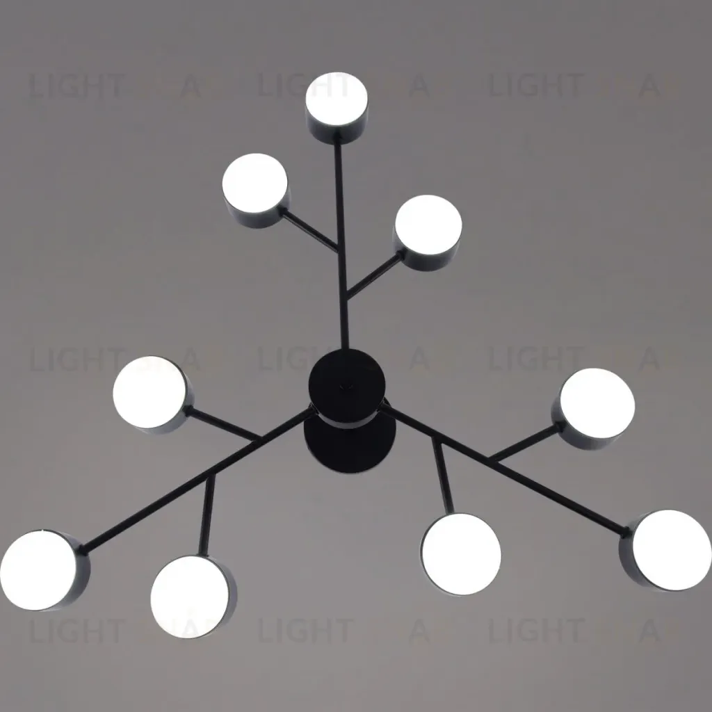 Люстра на штанге Reluce 03726-0.3-09 BK GX53 03726-0.3-09 BK GX53