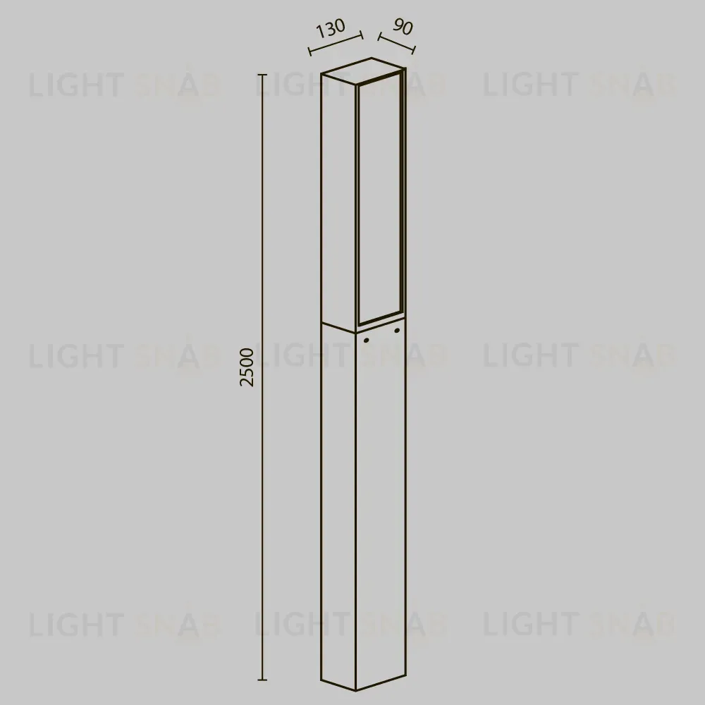 Парковый светильник Maytoni Blitz O470FL-L40GF3K O470FL-L40GF3K